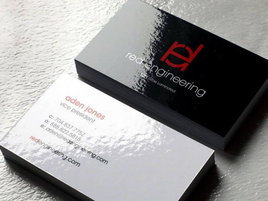 Laminated Business Cards Custom Prints Infinity Printing